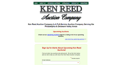 Desktop Screenshot of kenreedauction.com